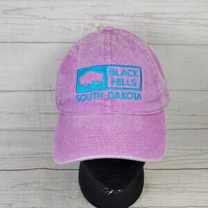 Black Hills South Dakota ESY Hat Baseball Cap Men's Adjustable Washed Purple